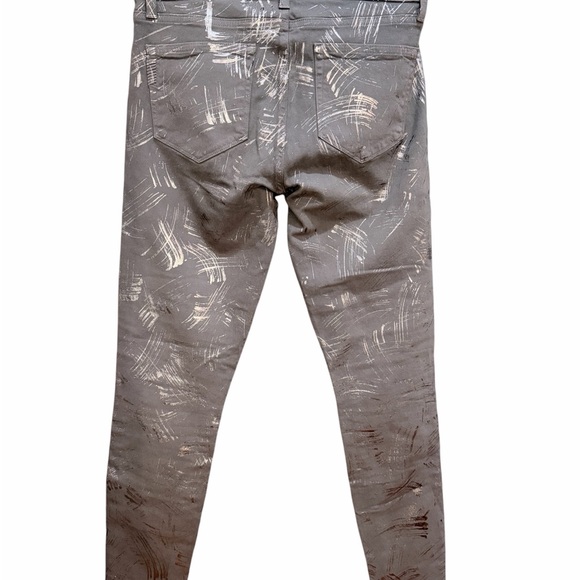 PAIGE Verdugo Ultra Skinny Gray patterned Jeans - Picture 3 of 8